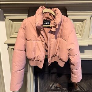 CROP PUFFER COAT
